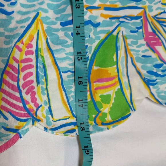 Lilly Pulitzer Lynnie Skirt You Gotta Regatta, Size 8, Excellent Condition! - Picture 10 of 10